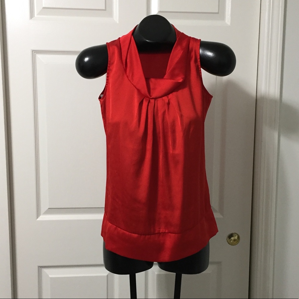 *New York & Company* Red Sleeveless Top